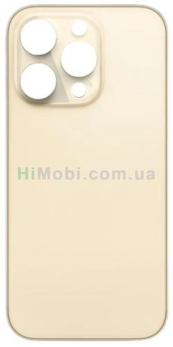 Задня кришка iPhone 14 Pro Max Gold з великим отвором під камеру