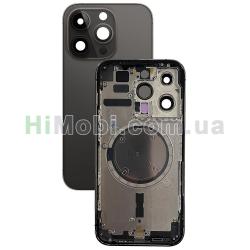 Корпус iPhone 14 Pro Space Black (металева рамка/ корпус) оригінал знятий з телефона