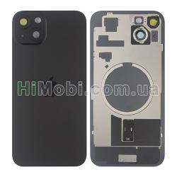 Задня кришка iPhone 15 Plus Black Titanium + скло камери + MagSafe оригiнал PRC