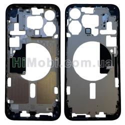 Середня частина корпусу iPhone 15 Pro Max Blue Titanium знятий з телефона