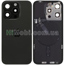 Задня кришка iPhone 15 Pro Black Titanium оригінал знятий з телефона