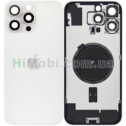 Задня кришка iPhone 16 Pro Max White Titanium + скло камери + MagSafe оригiнал