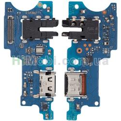 Шлейф Samsung A075 Galaxy A07 плата з роз'ємом зарядки та навушників і мікрофоном