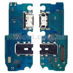 Шлейф Samsung A125/ A127 Galaxy A12/ A12 2021 плата з роз'ємом зарядки та навушників