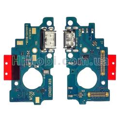 Шлейф Samsung M536 Galaxy M53 плата з роз'ємом зарядки та навушників і мікрофоном оригiнал