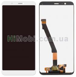 Дисплей (LCD) Huawei P Smart (FIG-LX1)/ P Smar Dual Sim (FIG-L21) з сенсором білий