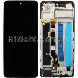 Дисплей Infinix Hot 40 (X6836) чорний + рамка