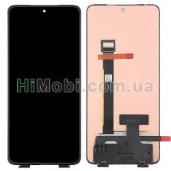 Дисплей Motorola XT2347-2 Moto G84 чорний P-OLED