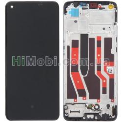 Дисплей Oppo Reno 7 4G чорний OLED + рамка