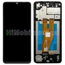 Дисплей (LCD) Samsung A055 Galaxy A05 чорний + рамка