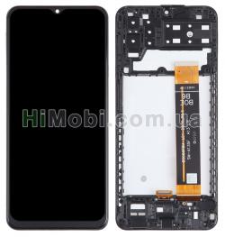 Дисплей Samsung A135/ M135 Galaxy A13/ M13 rew 5.7 чорний сервісний + рамка