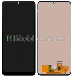 Дисплей Samsung A225 Galaxy A22 чорний сервісний