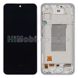 Дисплей Samsung A366 Galaxy A36 5G Awesome Lavander сервісний + рамка