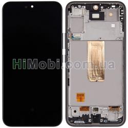 Дисплей Samsung A546 Galaxy A54 5G чорний сервісний + рамка