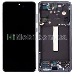 Дисплей Samsung G990 Galaxy S21 FE Graphite OLED + рамка