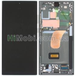 Дисплей Samsung S918 Galaxy S23 Ultra 5G Green сервісний + рамка