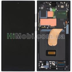 Дисплей Samsung S918 Galaxy S23 Ultra 5G Black сервісний + рамка