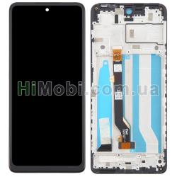 Дисплей Tecno Spark 10 Pro (KI7)/ Infinix Note 30 чорний + рамка
