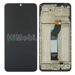 Дисплей (LCD) Xiaomi Redmi 13C/ Poco C65 чорний + рамка