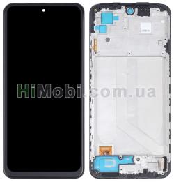 Дисплей Xiaomi Redmi Note 10/ Redmi Note 10S/ Poco M5S чорний + рамка
