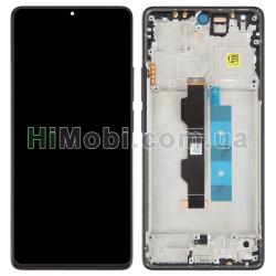 Дисплей (LCD) Xiaomi Redmi Note 13 Pro 4G/ Poco M6 Pro 4G чорний AMOLED + рамка