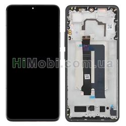 Дисплей Xiaomi Poco X6 Pro 5G чорний AMOLED + рамка