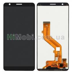 Дисплей (LCD) ZTE Blade A31 2021 чорний оригінал PRC