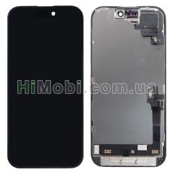 Дисплей iPhone 16 чорний оригінал відновлений