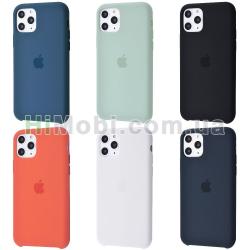 Накладка Silicone Case iPhone 11 Pro темно-бордова (42)