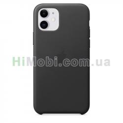 Накладка Leather Case iPhone 11 Black