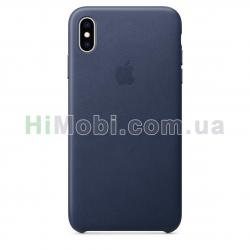 Накладка Leather Case iPhone X / Xs Blue