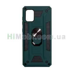 Накладка Robot Case Samsung A71 темно зелена