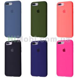 Накладка Silicone Case iPhone 7 Plus / iPhone 8 Plus темно-синя (8)