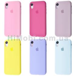 Накладка Silicone Case iPhone XR темно-зелена (54)