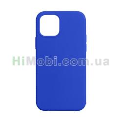 Накладка Silicone Case iPhone 12 Pro Max синьо-фіолетова (44)