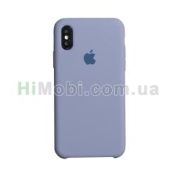Накладка Silicone Case iPhone X / Xs яскраво-синя (3)