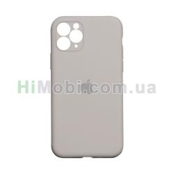 Накладка Silicone Case Full iPhone 11 Pro кам'яна (10)