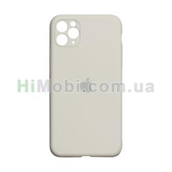 Накладка Silicone Case Full iPhone 11 Pro Max молочна (11)