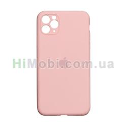 Накладка Silicone Case Full iPhone 11 Pro Max рожева (12)