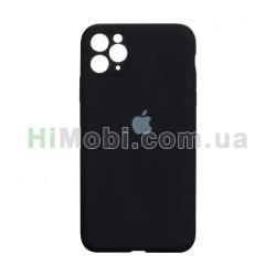 Накладка Silicone Case Full iPhone 11 Pro Max чорна(18)