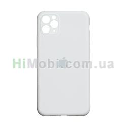 Накладка Silicone Case Full iPhone 11 Pro Max біліа (9)