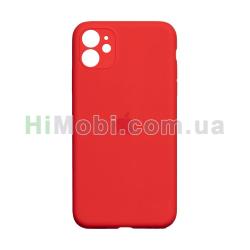 Накладка Silicone Case Full iPhone 11 * червона (14)