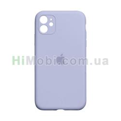 Накладка Silicone Case Full iPhone 11 лавандова (39)