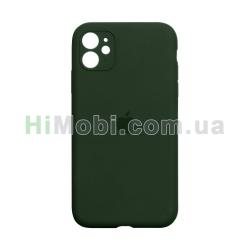 Накладка Silicone Case Full iPhone 11 * хакі (45)
