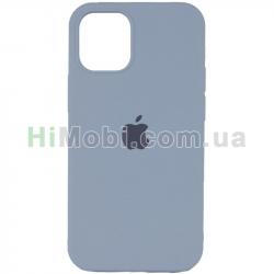 Накладка Silicone Case Full iPhone 15 Pro Max (26) Mist blue