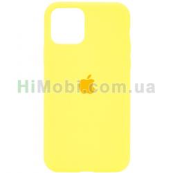 Накладка Silicone Case Full iPhone 12 Pro Max (50) Canary yellow