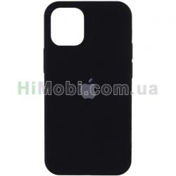 Накладка TOP Silicone Case Full iPhone 12 Pro Max Black