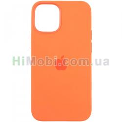 Накладка MagSafe Silicone Case Full iPhone 12/ 12 Pro Kumquat оригінал