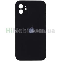 Накладка Silicone Case Full Square iPhone 12 (18) Black