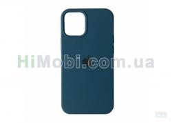 Накладка Silicone Case Full iPhone 15 Pro (36) Blue cobalt